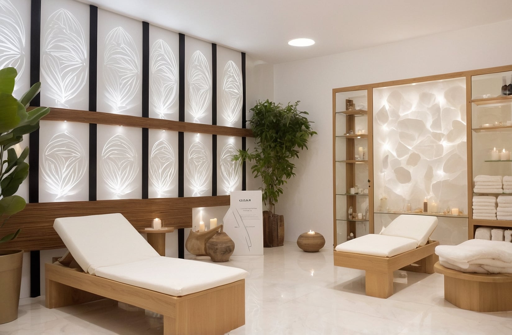 Cabina estética zen relajante